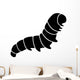 Caterpillar Insect Silhouette Wall Decal