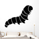 Caterpillar Insect Silhouette Wall Decal