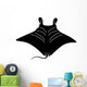 Stingray Fish Silhouette Wall Decal