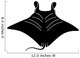 Stingray Fish Silhouette Wall Decal
