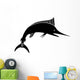 Swordfish Fish Silhouette Wall Decal