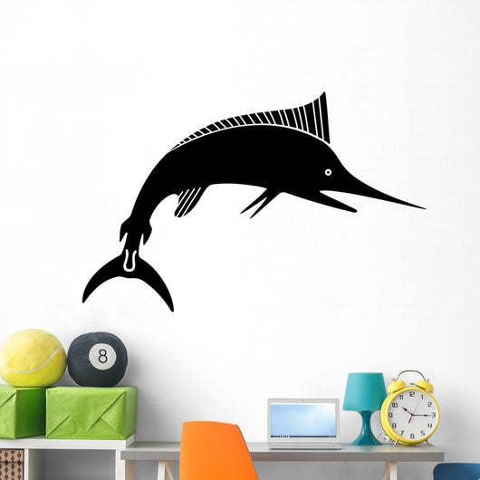 Swordfish Fish Silhouette Wall Decal