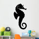 Seahorse Fish Silhouette Wall Decal