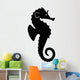 Seahorse Fish Silhouette Wall Decal