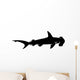 Hammerhead Shark Fish Silhouette Wall Decal