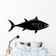 Tuna Fish Silhouette Wall Decal