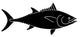 Tuna Fish Silhouette Wall Decal
