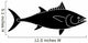 Tuna Fish Silhouette Wall Decal