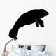 Seal Water Animals Silhouette Wall Decal