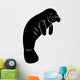 Walrus Water Animals Silhouette Wall Decal