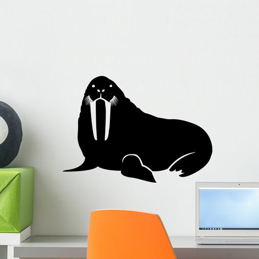 Walrus Resting Water Animals Wall Decal