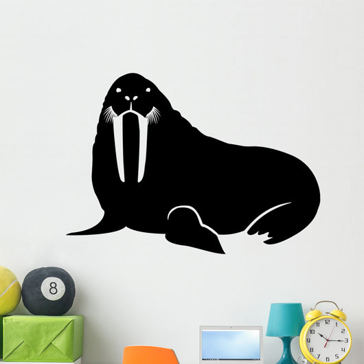Walrus Resting Water Animals Wall Decal