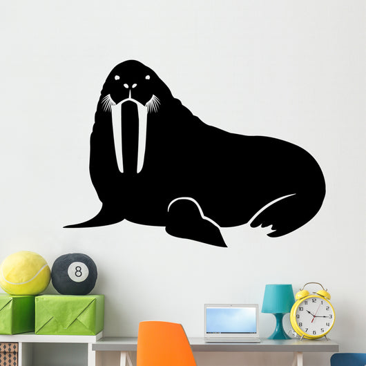 Walrus Resting Water Animals Wall Decal