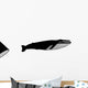 Whale Water Animals Silhouette Wall Decal