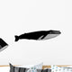 Whale Water Animals Silhouette Wall Decal