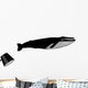 Whale Water Animals Silhouette Wall Decal