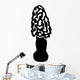 Morel Sponge Mushroom Plant Wall Decal