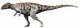 Carcharodontosaurus Iguidensis Late Cretaceous Wall Decal
