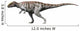 Carcharodontosaurus Iguidensis Late Cretaceous Wall Decal