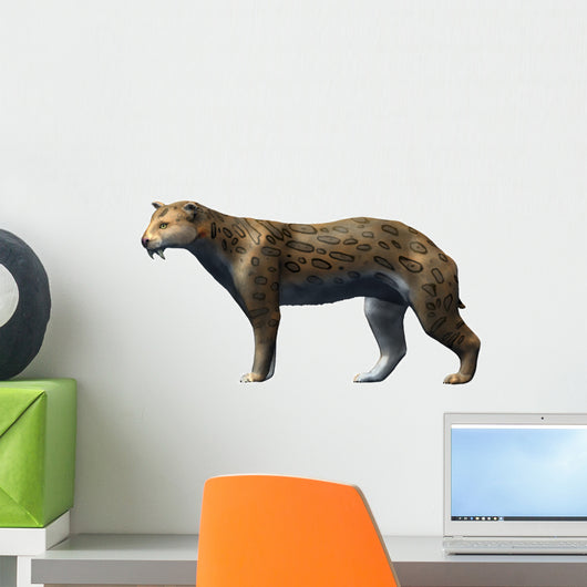 Megantereon Cultridens Pliocene Europe Wall Decal