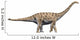 Spinophorosaurus Nigerensis Middle Jurassic Wall Decal