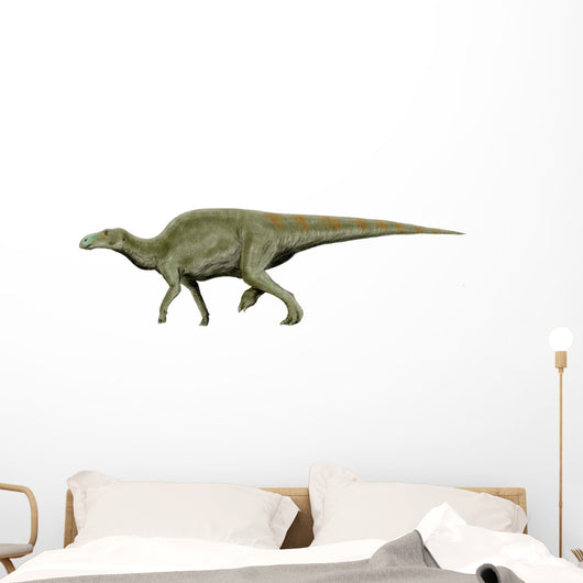 Edmontosaurus Dinosaur Green Wall Decal