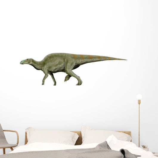 Edmontosaurus Dinosaur Green Wall Decal