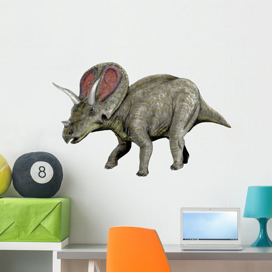 Torosaurus Dinosaur Wall Decal