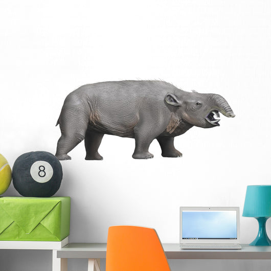 Pyrotherium Is Extinct Ungulate Wall Decal