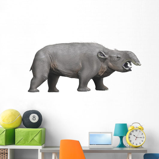 Pyrotherium Is Extinct Ungulate Wall Decal
