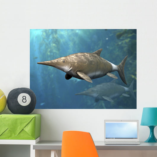 Brachypterygius Is Extinct Ichthyosaur Wall Decal