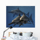 Group Ichthyosaurus Aquatic Reptiles Wall Decal
