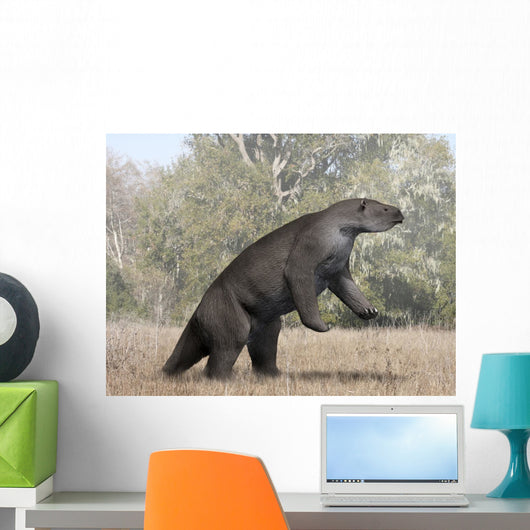 Megatherium Animal from Pleistocene Wall Decal