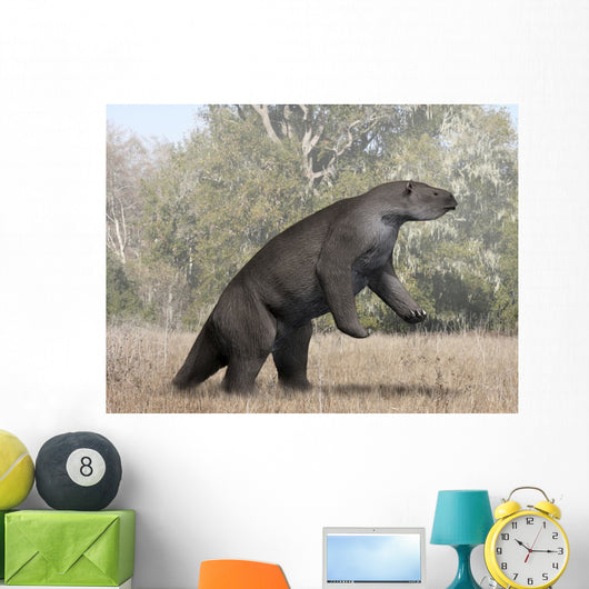 Megatherium Animal from Pleistocene Wall Decal