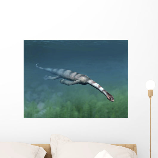 Keichousaurus Hui Aquatic Reptile Wall Decal