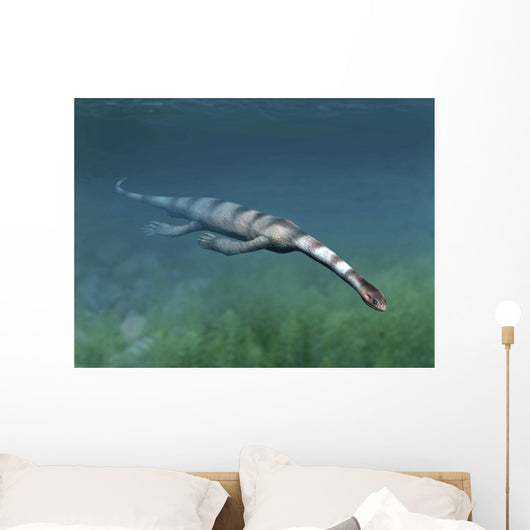 Keichousaurus Hui Aquatic Reptile Wall Decal
