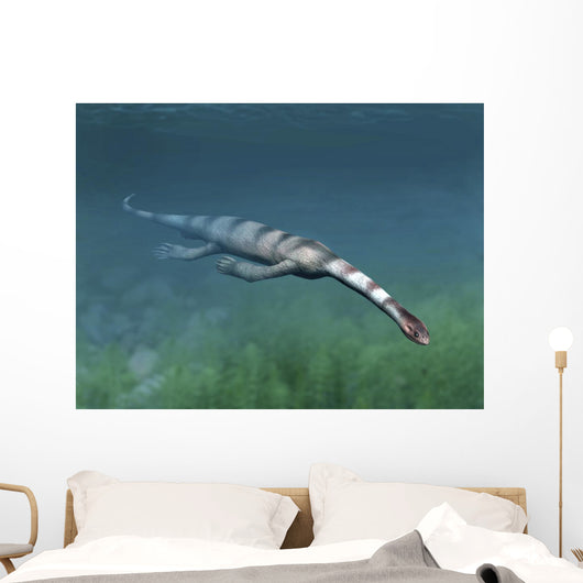 Keichousaurus Hui Aquatic Reptile Wall Decal