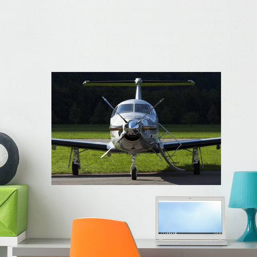 Pilatus Pc-12 Private Jet Wall Decal