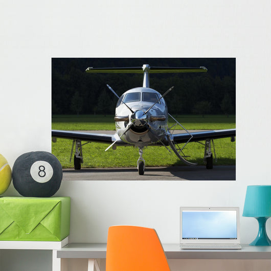 Pilatus Pc-12 Private Jet Wall Decal