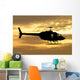 Silhouette Bell 206 Utility Wall Decal