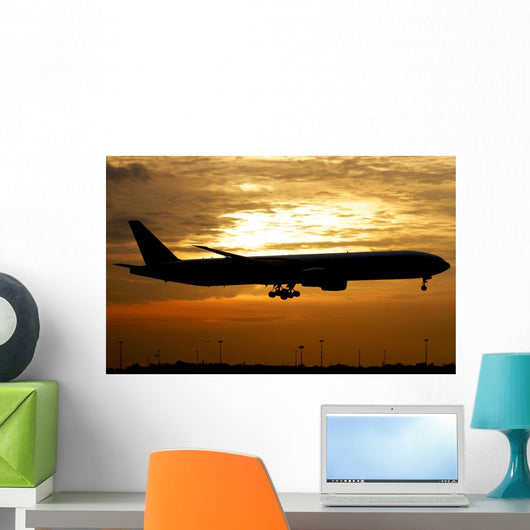 Silhouette Pakistan International Airlines Wall Decal