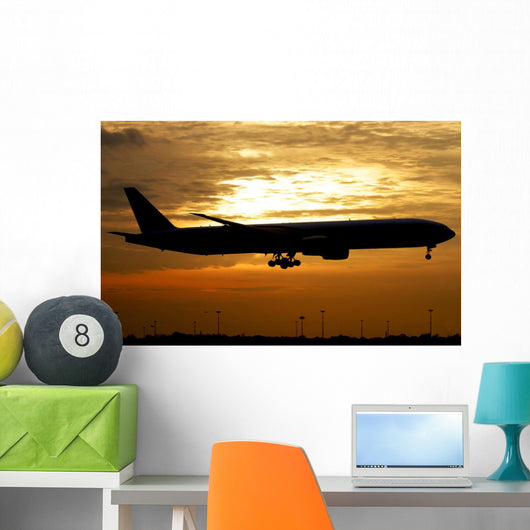 Silhouette Pakistan International Airlines Wall Decal