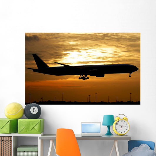 Silhouette Pakistan International Airlines Wall Decal