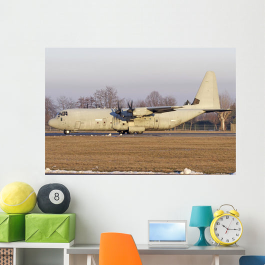 C-130j-30 Hercules Italian Air Grounded Wall Decal