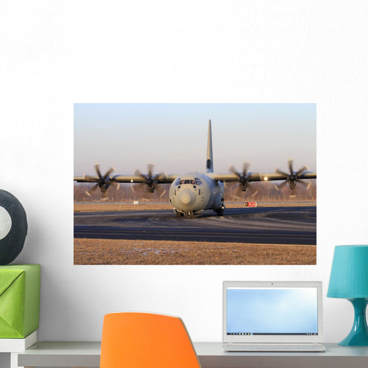 C-130j-30 Hercules Italian Air Taxiing Wall Decal
