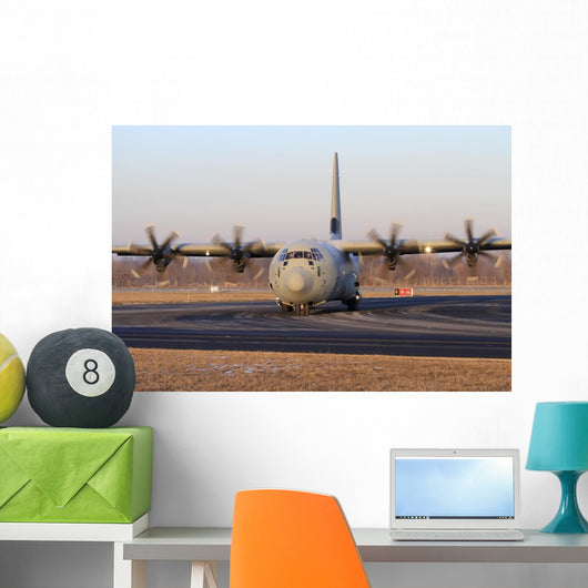 C-130j-30 Hercules Italian Air Taxiing Wall Decal