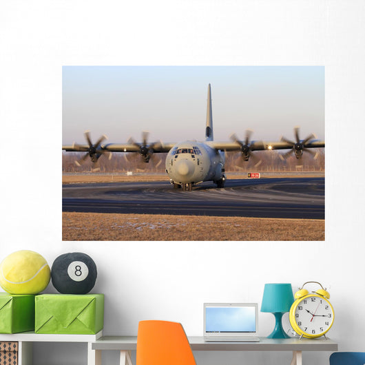 C-130j-30 Hercules Italian Air Taxiing Wall Decal