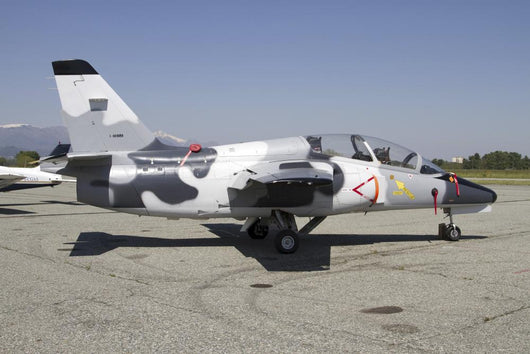 S-211 Jet Trainer Aircraft Grounded Wall Decal