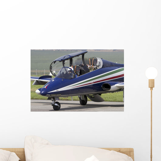 Mb-339a Pan Frecce Tricolor Grounded Wall Decal