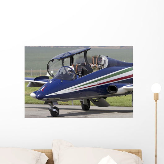 Mb-339a Pan Frecce Tricolor Grounded Wall Decal